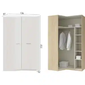 Armario Rincón "L" Reversible