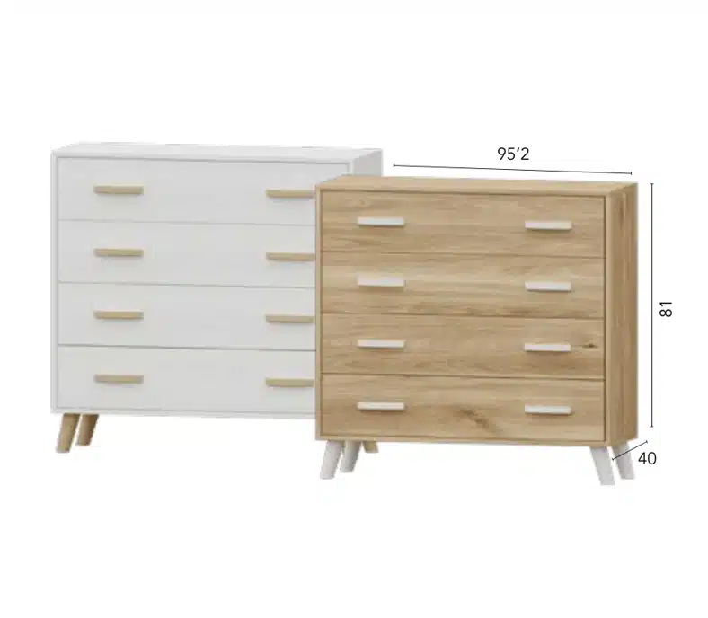 Cómoda 4C Nórdico - Imagen 2